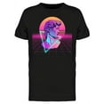 thumbnail image 1 of Synthwave David Bust T-Shirt Men -Image by Shutterstock, Male x-Large, 1 of 2