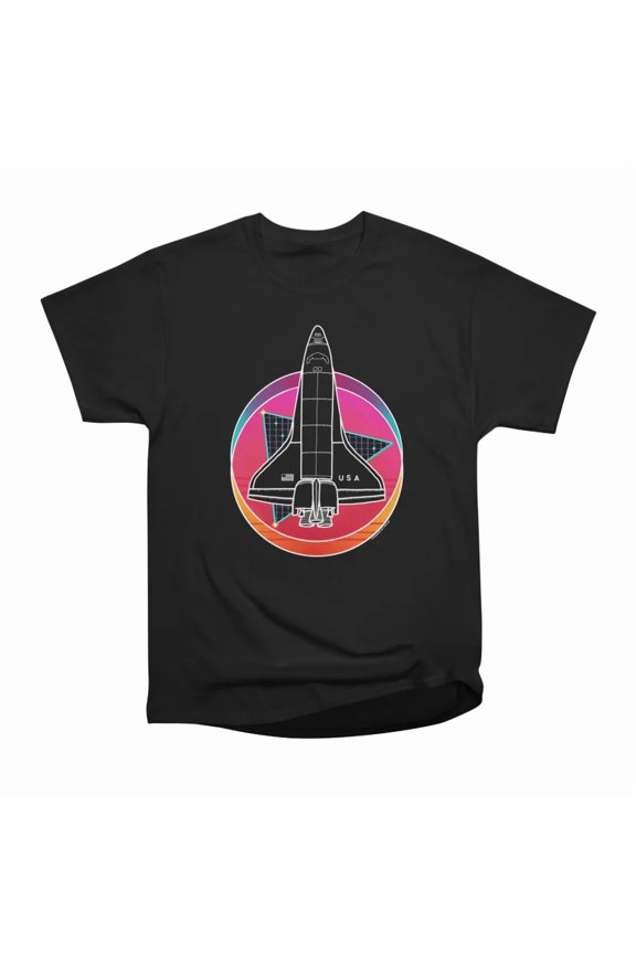 Synthwave Shuttle T-Shirt Tee Gift For Him Merch For Her Apparel For Friend