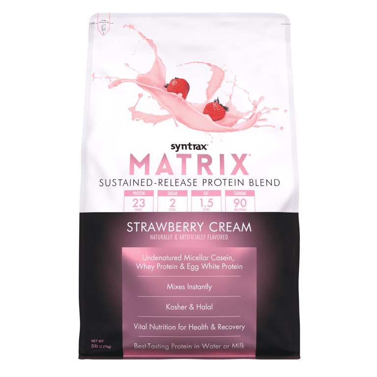 https://i5.walmartimages.com/seo/Syntrax-Matrix-Sustained-Release-Protein-Powder-5LB-Bag-Strawberry-Cream_c54f17f3-663a-4568-9b69-d2bfa7c3a03a.d5659ab515226e420a4ed54daeac6779.png?odnHeight=768&odnWidth=768&odnBg=FFFFFF