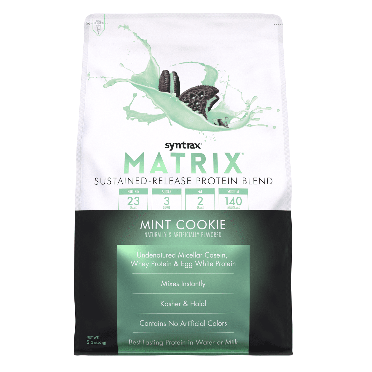Syntrax Bundle, 2 Items Matrix Protein Powder 5.0 Sustained-Release Ca