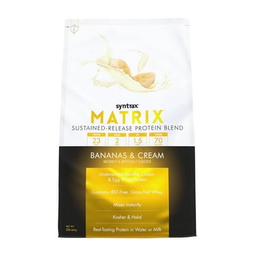 Syntrax Nutrition Matrix Sustained-Release Protein Blend Bananas and Cream 2 lb.