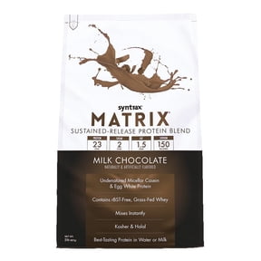 Syntrax Matrix Milk Chocolate SustainedRelease Protein Powder Blend 2 lb