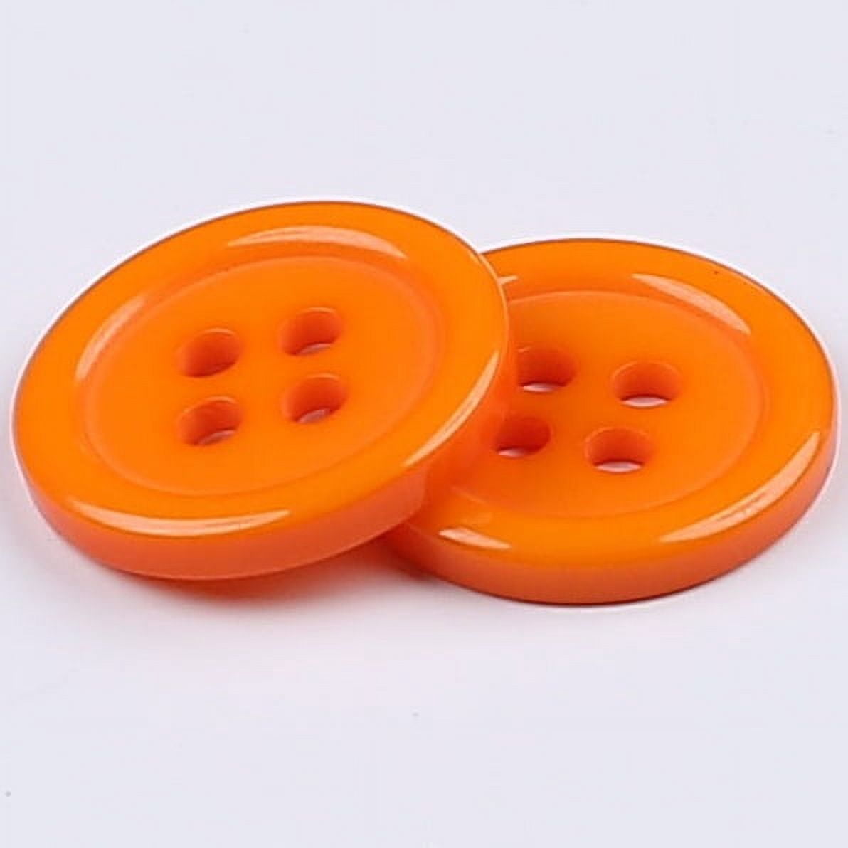Synzerm 5/8 Inch 4 Holes Black Buttons 15mm Sewing Round Button for ...