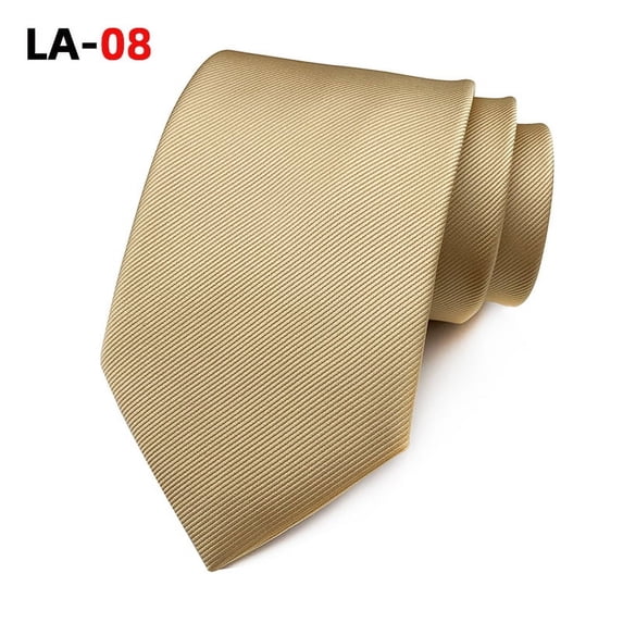 Synzerm Solid Satin Woven dyed Color Formal Necktie for Men Wedding Party Formal