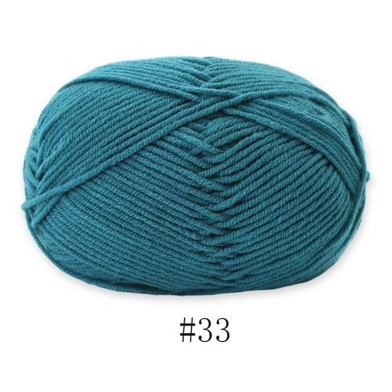 Synzerm Yarn - 3 Pack of 144g/5.1oz - Acrylic - 4 Medium (Worsted) - Knitting/Crochet Cotton Yarn