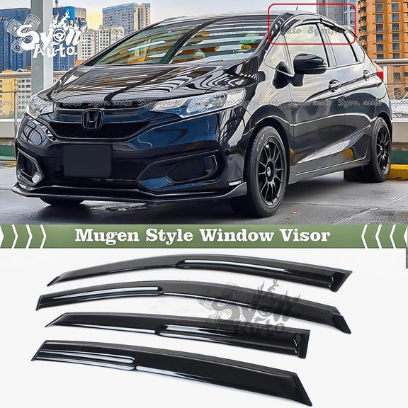 Syon Auto Mugen Style Window Visor Rain Guard Vent