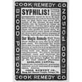 thumbnail image 1 of Syphilis Cure 1890S. Namerican Patent Medicine Advertisement Mid 1890S For A Product That Is Claimed To Cure, 1 of 3