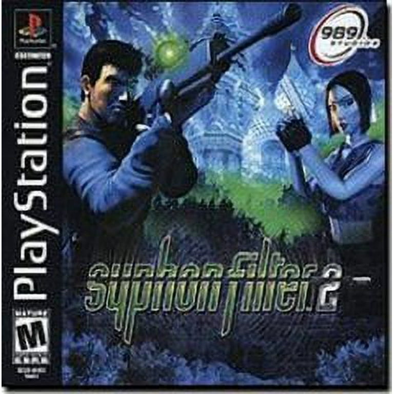 Syphon Filter 2 Playstation PS1 Video Game Discs Only Tested