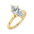 thumbnail image 1 of Syracuse - Moissanite Marquise Cut Lab Diamond Solitaire Engagement Ring, 1 of 4