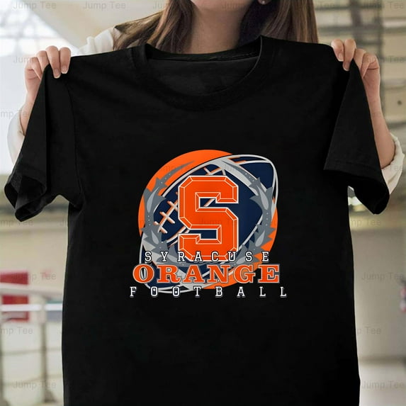 Syracuse New York Football Fan Sports Graphic Novelty Orange Unisex T-Shirt, up to size 5XL