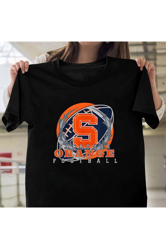 Syracuse New York Football Fan Sports Graphic Novelty Orange Unisex T-Shirt, up to size 5XL