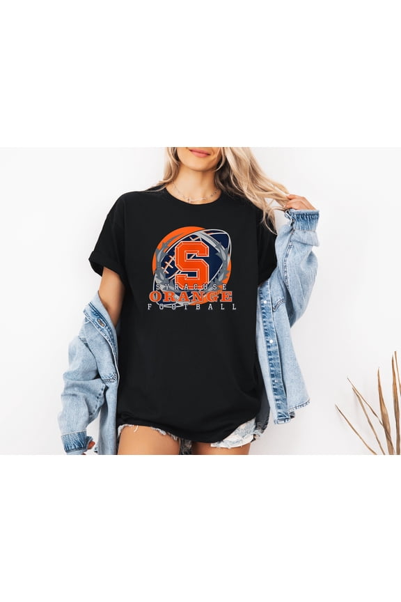 Syracuse New York Football Fan Sports Graphic Novelty T-Shirt, for men & women, up to size 5XL