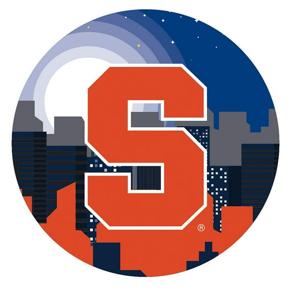 Syracuse Orange 12" Landscape Circle Sign