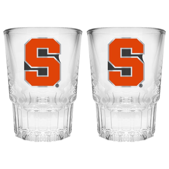 Syracuse Orange 2-Piece Prism Shot Glass Set