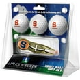 thumbnail image 1 of Syracuse Orange 3-Pack Golf Ball Gift Set with Gold Crosshair Divot Tool, 1 of 3
