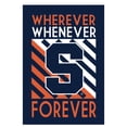 thumbnail image 1 of Syracuse Orange 3' x 5' Forever Fan Double-Sided House Flag, 1 of 1