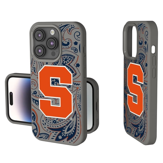 Syracuse Orange Paisley iPhone Soft Touch Case