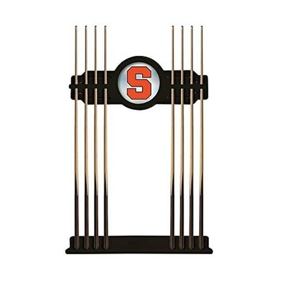 Syracuse Orange Eight Stick Pool Cue Rack - Black