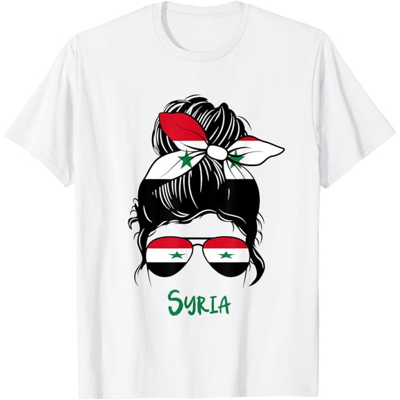 Syrian Girl Syria girl Syria woman flag T-Shirt mens t shirt，white，women，funny，misfits，men，journey，t-shirt