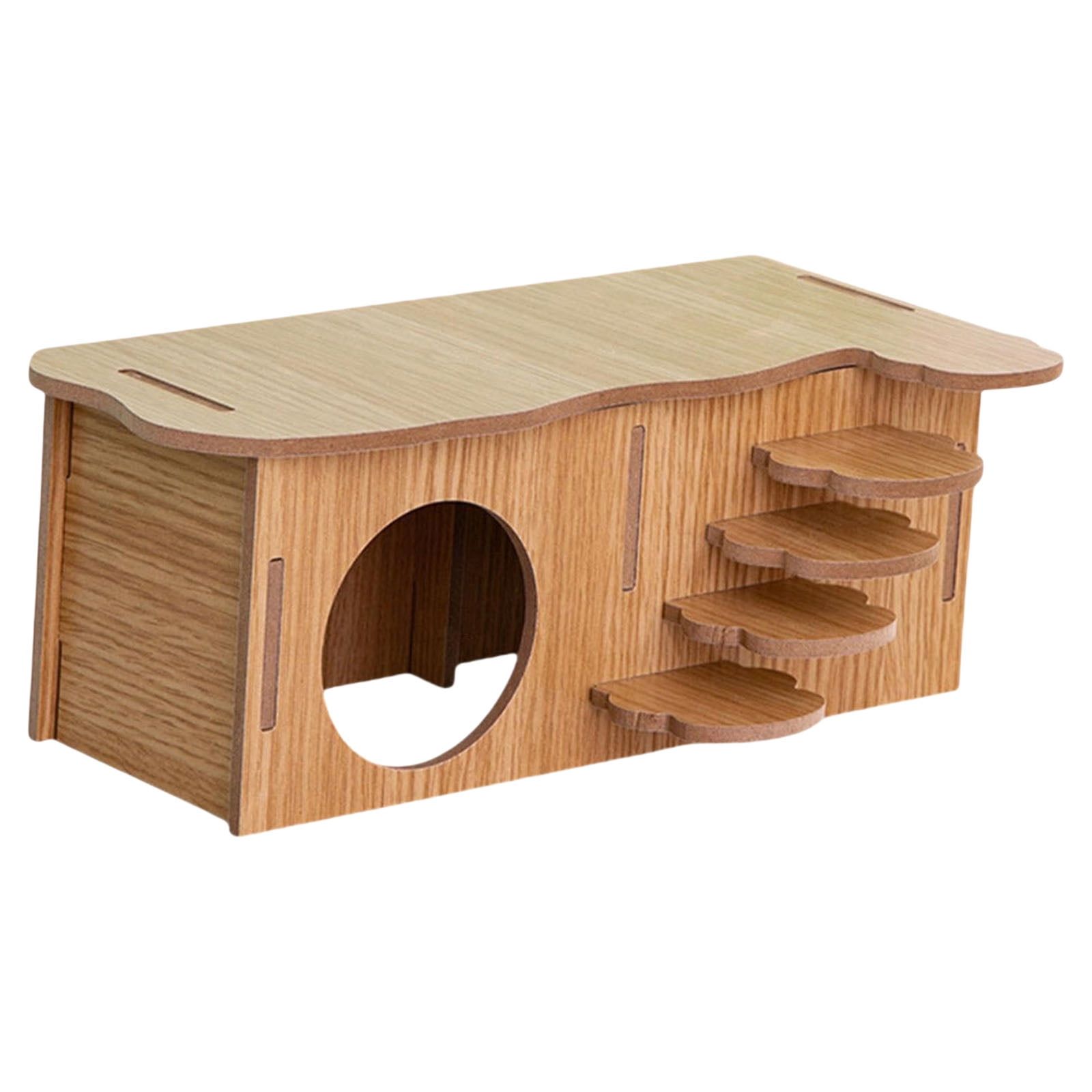 Image showcasing Syrian Hamster Climbing Ladder Ladder House Small Hideouts Cage Play ...