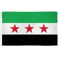 thumbnail image 1 of Syrian Republic Flag 3x5ft Syrian Rep Flag Syrian Freedom Flag Three Stars, 1 of 2