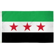 Syrian Republic Flag 3x5ft Syrian Rep Flag Syrian Freedom Flag Three Stars