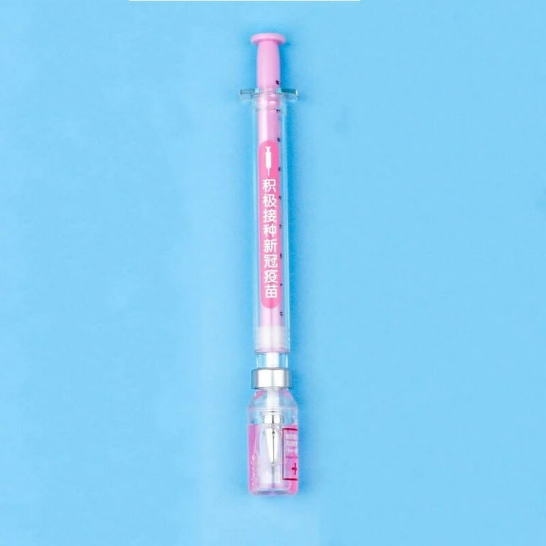 Syringe Gel Pen Simulation Eliminates Injection Syringe Shape