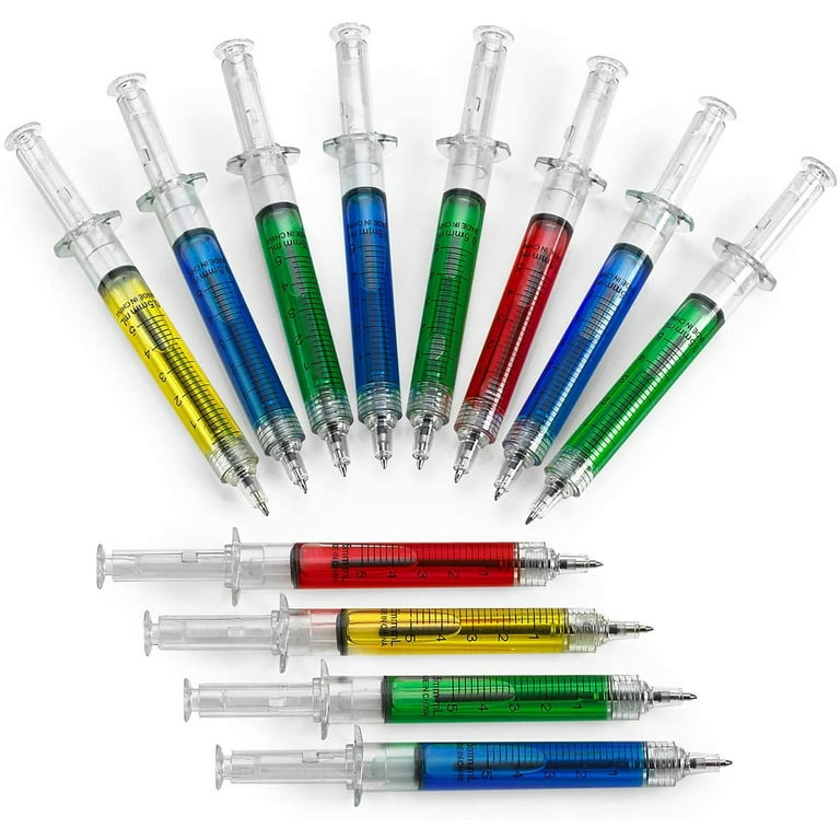 Syringe Pens Retractable Fun Nurse Pens Novelty Multi Colors - Temu