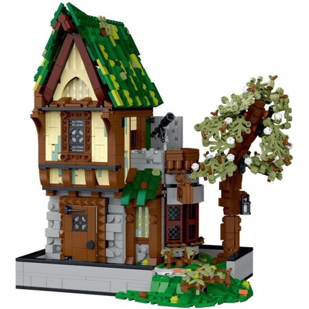 Syrinx Modular Tavern Medieval Theme Building Sets for Adults, Compatible with Lego