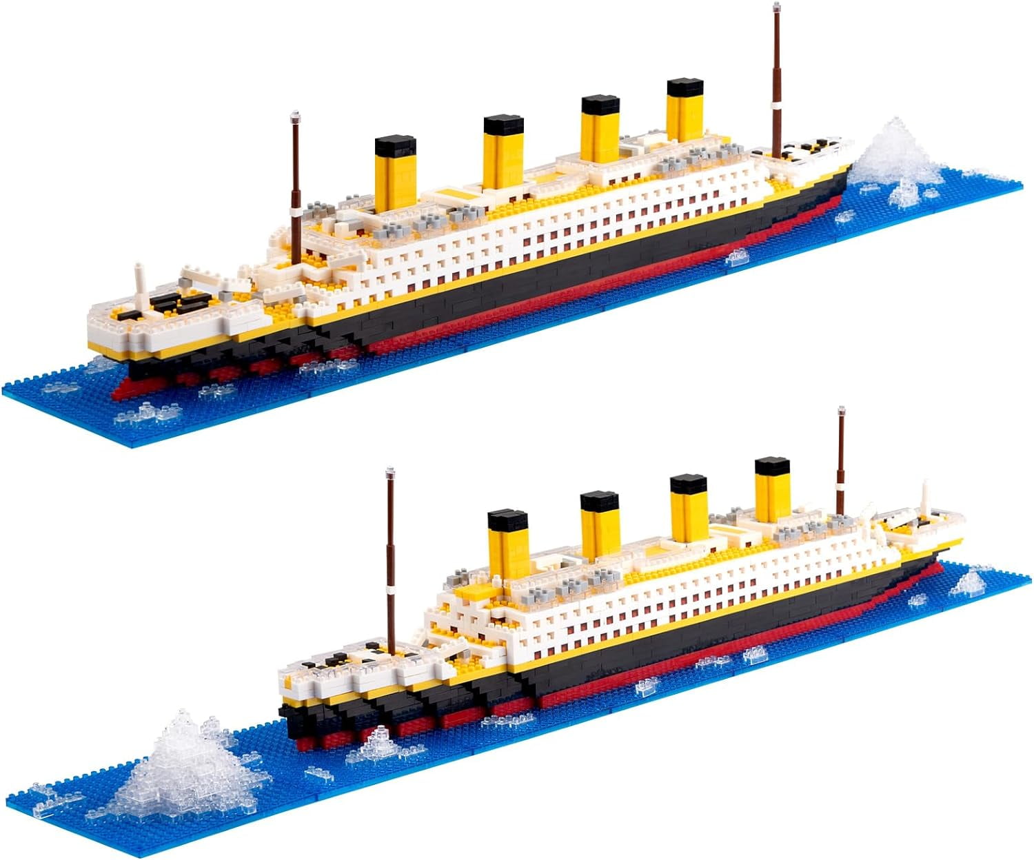 Syrinx Adults Building Block Set Compatible with Lego Micro Mini Blocks Titanic Model