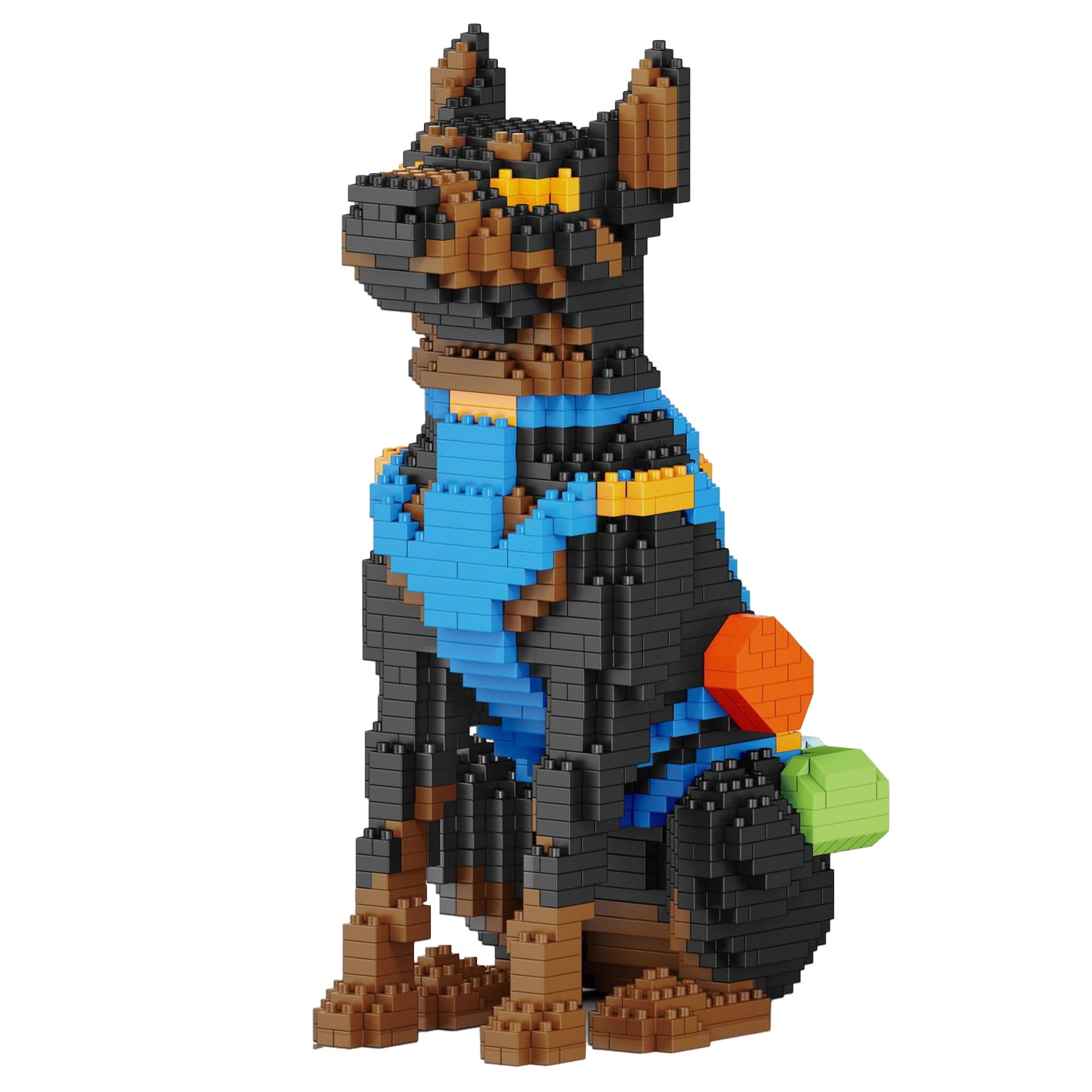 Syrinx Animals Dog Series Doberman Micro Building Blocks Set - Compatible with Lego