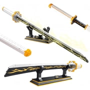 Syrinx Cosplay Anime Swords Building Set Compatible with Lego - Double Blade Tengen Uzui Katana Building Block with Stand Model Kits Toy (956 PCS)