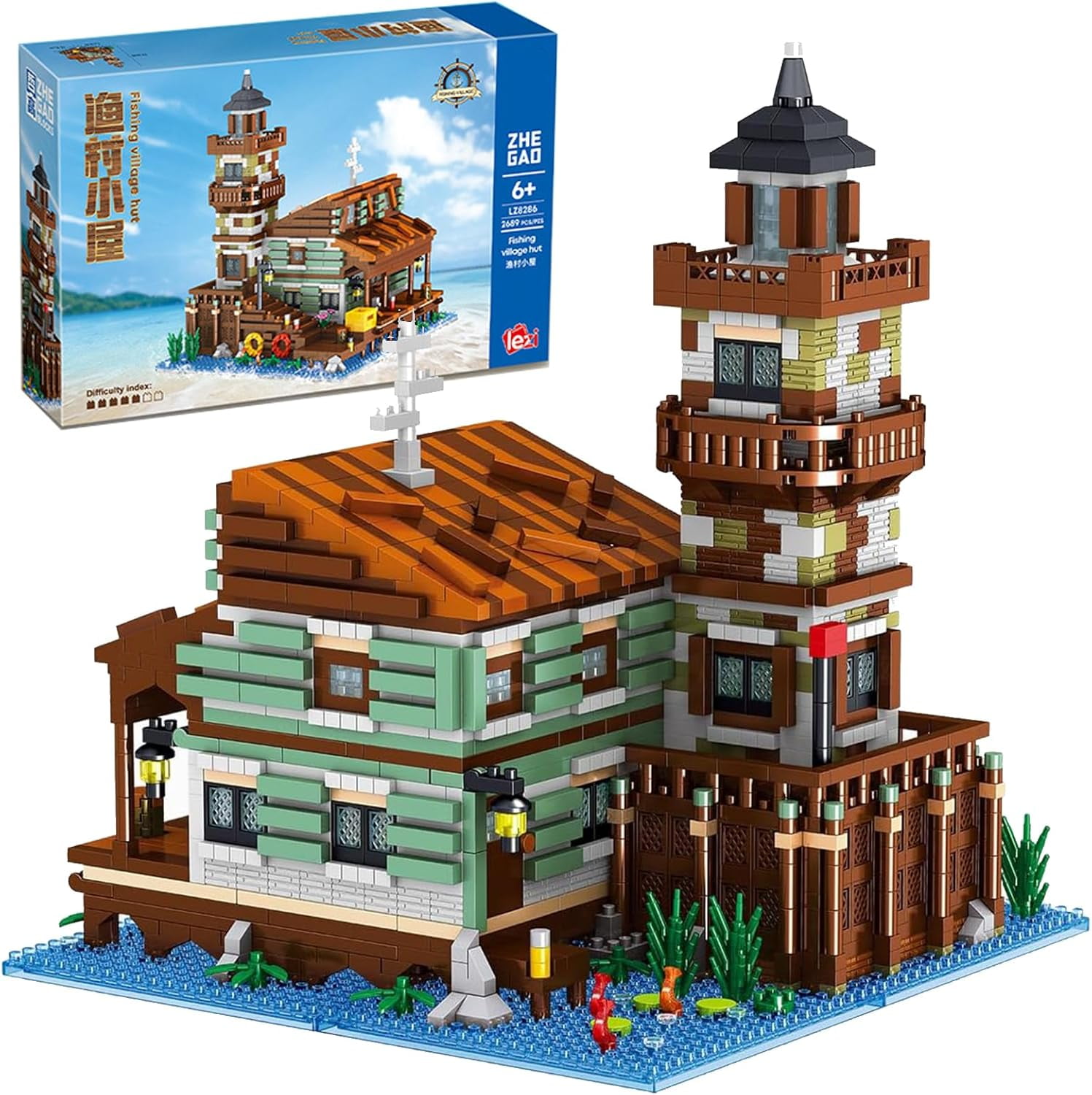 Lego fishing village hotsell