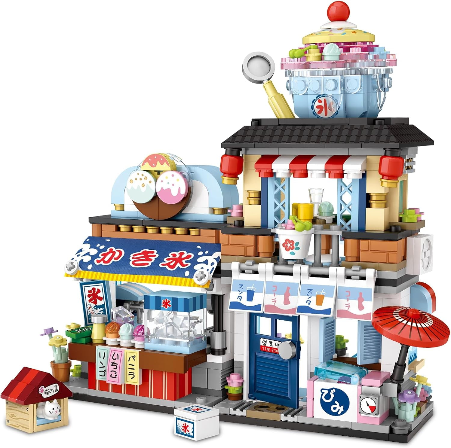 Syrinx Japanese Street View Ice Drink Shop Mini Building Syrinx Japanese Street View Ice Drink Shop Mini Building