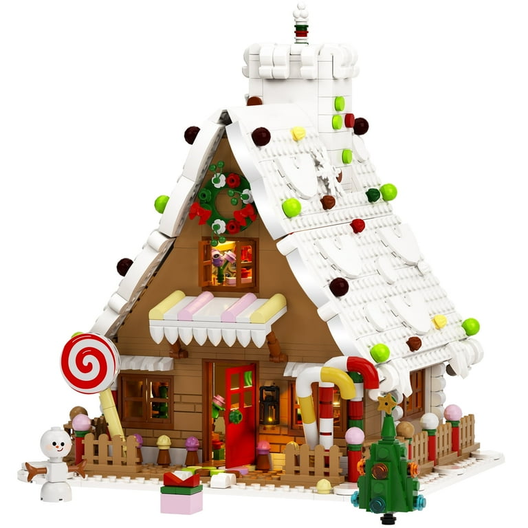 Syrinx Kids 6 Years Up Gingerbread House Building Set Compatible with Lego Walmart