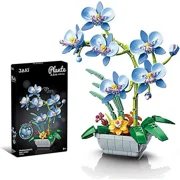 Syrinx Orchid Building Set Compatible with Lego | Home Decor Toys for Girls 8+ DIY