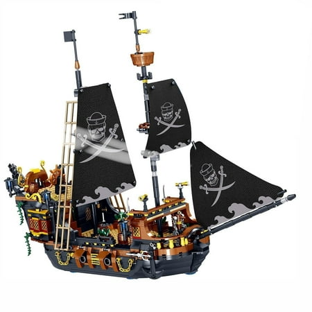 Syrinx Pirates Ship Building Mini Blocks Set - Fun Pirate Brick Toy Set for Boys & Adult Collections Enthusiasts(1328 Pieces)