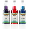 Syrup Assortment, 3 16oz Bottles Of The Most Popular Flavors Cherry