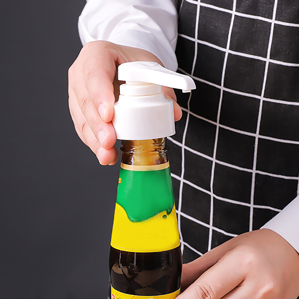 Syrup Bottle Nozzle Pressure Oil Sprayer Household Pump Pushtype