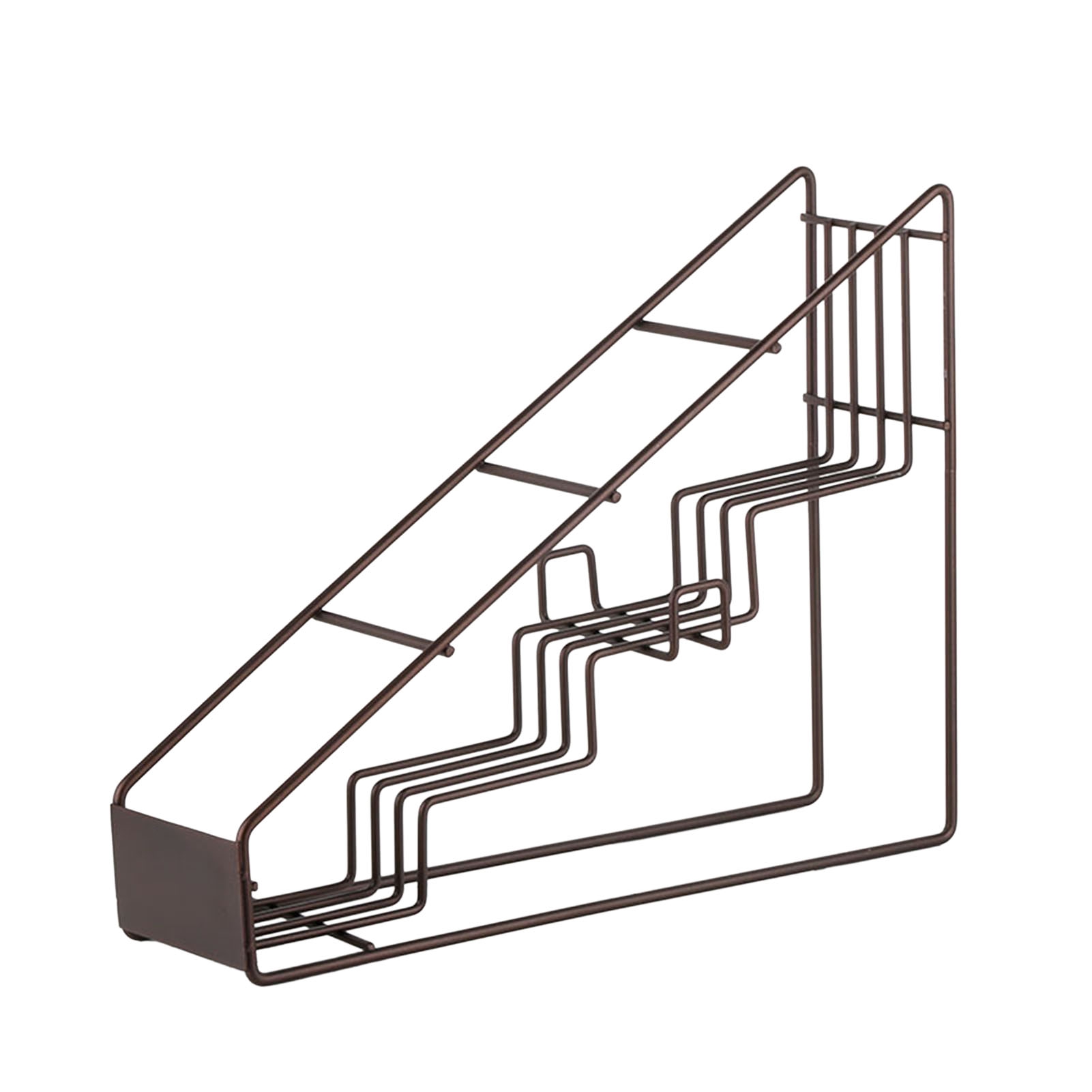 Syrup Storage Holder Compact 4tier Coffee Syrup Rack Minimalist Black