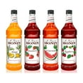 Syrup Summer Variety Pack, Fruit Flavored Syrup, Mango, Strawberry