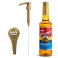 thumbnail image 1 of Syrups 25.4Oz Bottle Mango Syrup for Coffee with Grateful Grocer Gold Pump Coffee Syrup Dispenser, 1 of 1