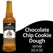Syruvia Chocolate Chip Cookie Dough Syrup Pure Cane Coffee Flavoring Syrup, 25.4 fl Oz