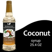 Syruvia Coconut Syrup Pure Cane Coffee Flavoring Syrup, 25.4 fl Oz