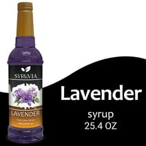 Syruvia Lavender Syrup Pure Cane Coffee Flavoring Syrup, 25.4 fl Oz