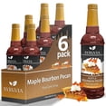 thumbnail image 1 of Syruvia Maple Bourbon Pecan Syrup for Coffee 1 Case (6 Bottles, 25.4 fl oz Each) Maple Bourbon Pecan Flavored Coffee Syrup, 1 of 7