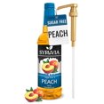 thumbnail image 1 of Syruvia Peach Sugar Free Cocktails Syrup 25.4 Fl. Oz With Pump, 1 of 7