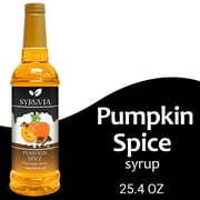 Syruvia Pumpkin Spice Syrup Pure Cane Coffee Flavoring Syrup, 25.4 fl Oz