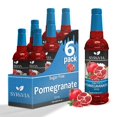 thumbnail image 1 of Syruvia Sugar-Free Pomegranate Syrup for Drinks 1 Case (6 Bottles, 25.4 fl oz Each) Pomegranate Coffee Flavoring Syrup, 1 of 8