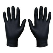 Sysco 4685614 Nitrile Food Service Gloves, 100 Count Large, Black